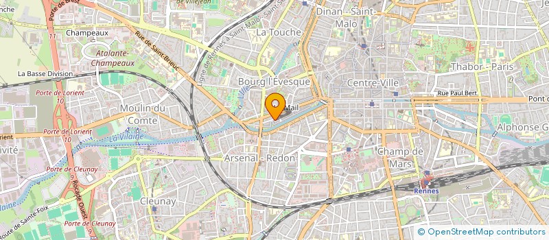 localisation de l'entreprise MONSIEUR LOUIS HENEAULT à RENNES