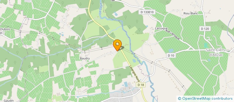 localisation de l'entreprise MONSIEUR LOUIS HENRI ROY  PERISSAC