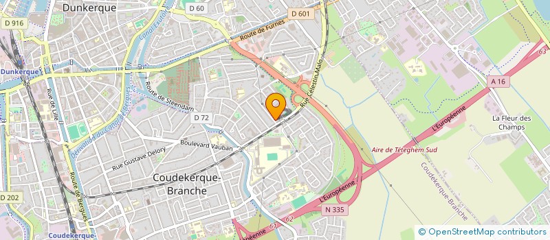 localisation de l'entreprise MONSIEUR LOUIS-HENRI TONNEL  COUDEKERQUE-BRANCHE