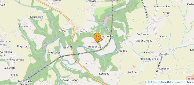 localisation de l'entreprise MONSIEUR LOUIS HENRY  PLOGONNEC