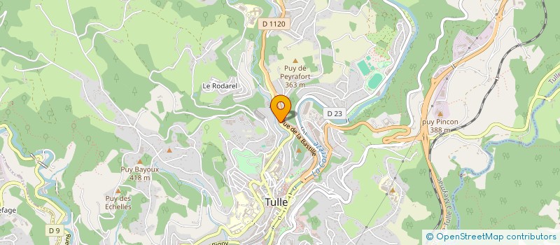 localisation de l'entreprise MONSIEUR LOUIS HILAIRE  TULLE