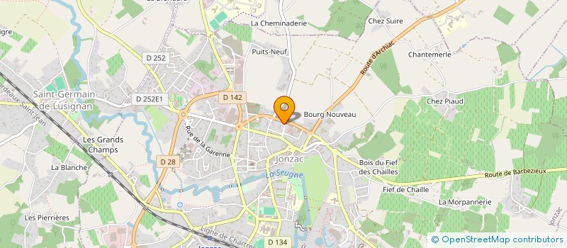 localisation de l'entreprise MONSIEUR LOUIS HILMANN  JONZAC