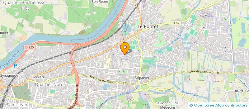 localisation de l'entreprise MONSIEUR LOUIS HOMS  LE PONTET