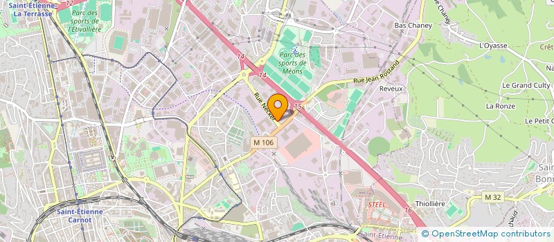 localisation de l'entreprise MONSIEUR LOUIS HORHAN  SAINT-ETIENNE