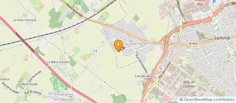 localisation de l'entreprise MONSIEUR LOUIS HOUSSIER à CAPINGHEM