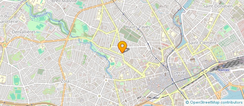 localisation de l'entreprise MONSIEUR LOUIS HUBERT à NANTES