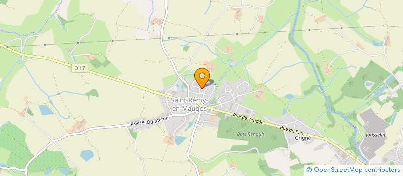 localisation de l'entreprise MONSIEUR LOUIS HUCHON  MAUGES-SUR-LOIRE