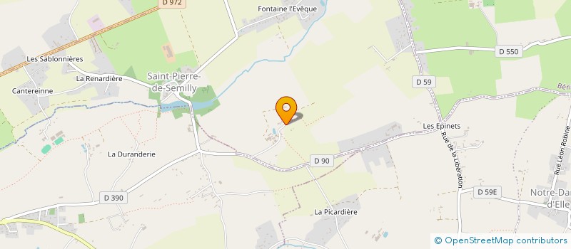 localisation de l'entreprise MONSIEUR LOUIS HULMER à SAINT-PIERRE-DE-SEMILLY