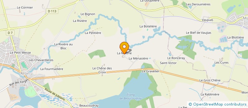 localisation de l'entreprise MONSIEUR LOUIS HUREAU à ARON