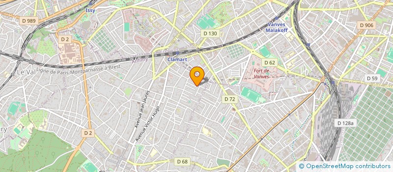 localisation de l'entreprise MONSIEUR LOUIS HUSTIN à CLAMART