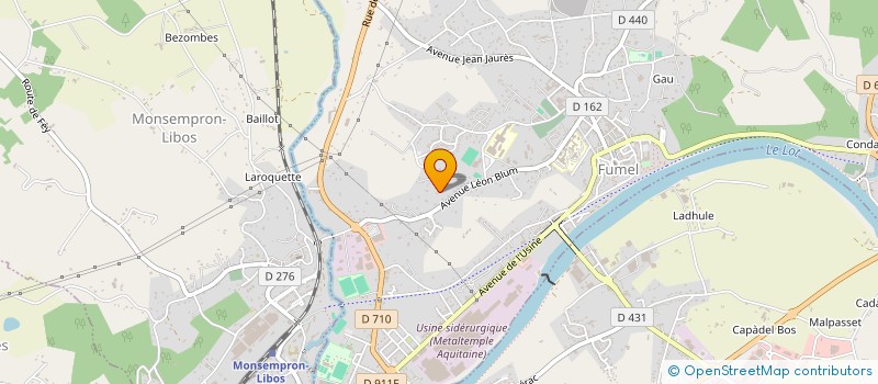 localisation de l'entreprise MONSIEUR LOUIS IACONA à FUMEL