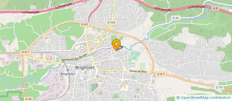 localisation de l'entreprise MONSIEUR LOUIS INTEGLIA à BRIGNOLES