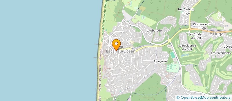 localisation de l'entreprise MONSIEUR LOUIS JABET  LACANAU