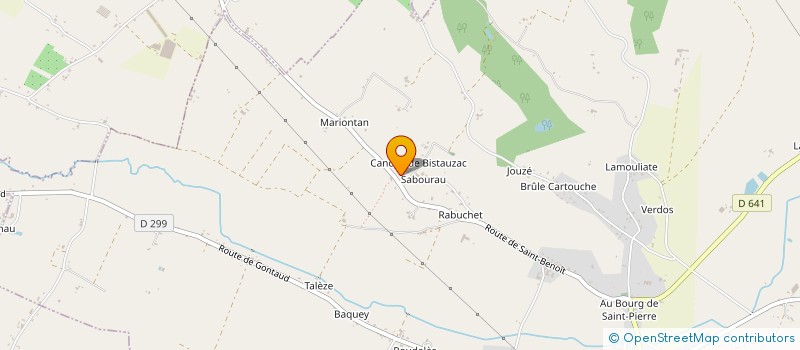 localisation de l'entreprise MONSIEUR LOUIS JACCARD  GONTAUD-DE-NOGARET