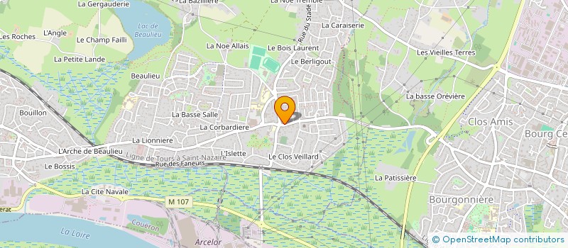 localisation de l'entreprise MONSIEUR LOUIS JACQ à COUERON