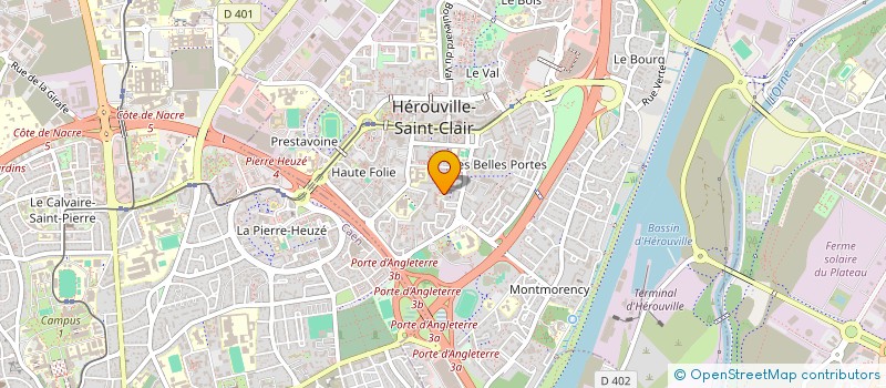 localisation de l'entreprise MONSIEUR LOUIS JACQUES à HEROUVILLE-SAINT-CLAIR