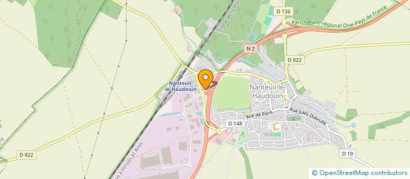 localisation de l'entreprise MONSIEUR LOUIS-JACQUES HAMBY  NANTEUIL-LE-HAUDOUIN