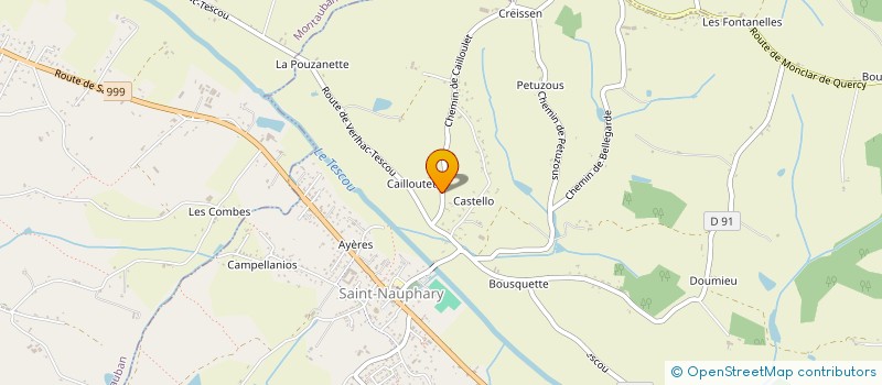 localisation de l'entreprise MONSIEUR LOUIS JALABERT  MOISSAC