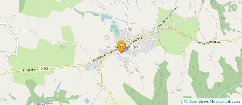 localisation de l'entreprise MONSIEUR LOUIS JALADE  VALENCE-D ALBIGEOIS
