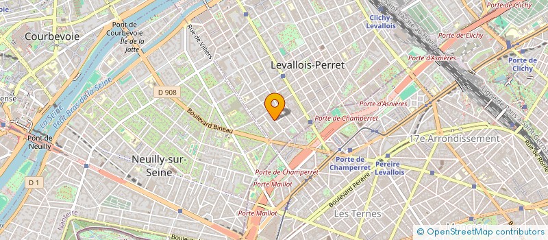 localisation de l'entreprise MONSIEUR LOUIS JAMIN CHANGEART à LEVALLOIS-PERRET