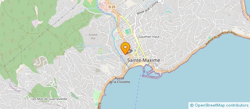 localisation de l'entreprise MONSIEUR LOUIS JANSSENS à SAINTE-MAXIME