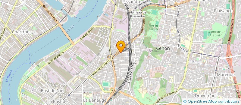 localisation de l'entreprise MONSIEUR LOUIS JARNOUX  CENON
