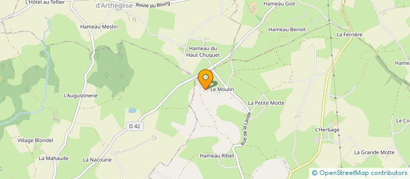 localisation de l'entreprise MONSIEUR LOUIS JEAN  LA HAYE