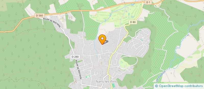 localisation de l'entreprise MONSIEUR LOUIS-JEAN CARLI  NANS-LES-PINS