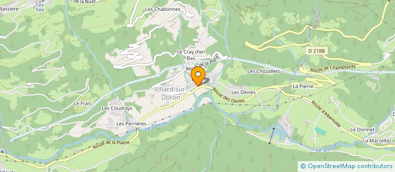 localisation de l'entreprise MONSIEUR LOUIS-JEAN MARCHAL  VILLARD-SUR-DORON