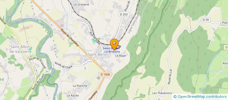 localisation de l'entreprise MONSIEUR LOUIS JEANTIN  SAINT-BERON