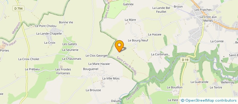 localisation de l'entreprise MONSIEUR LOUIS JEHANNIN  SAINT-CAST-LE-GUILDO