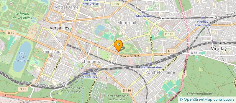 localisation de l'entreprise MONSIEUR LOUIS-JEROME LEGER à VERSAILLES