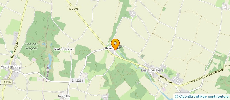 localisation de l'entreprise MONSIEUR LOUIS JOLIVET  LES NOUILLERS