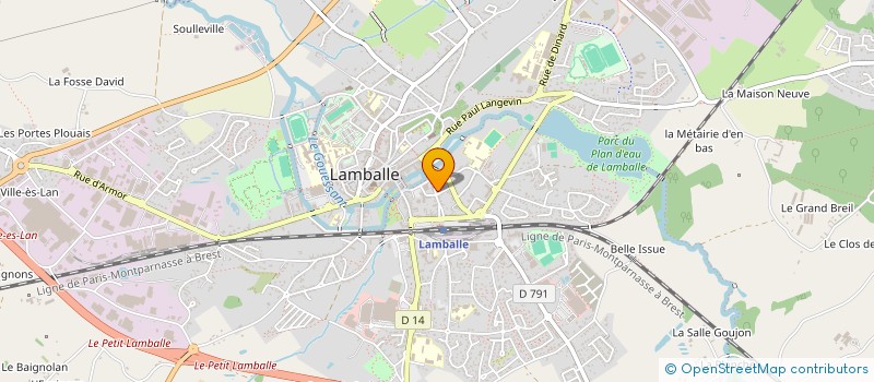 localisation de l'entreprise MONSIEUR LOUIS JOLY  LAMBALLE-ARMOR