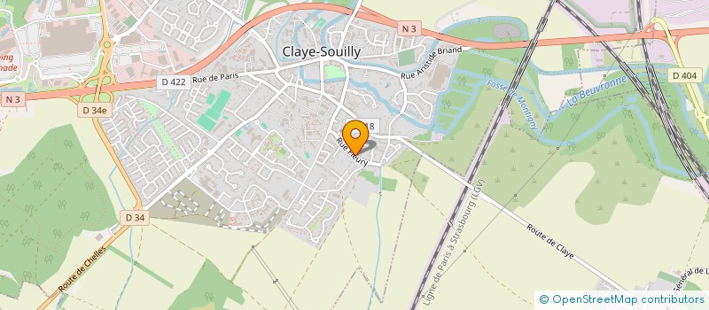 localisation de l'entreprise MONSIEUR LOUIS JOSEPH  CLAYE-SOUILLY