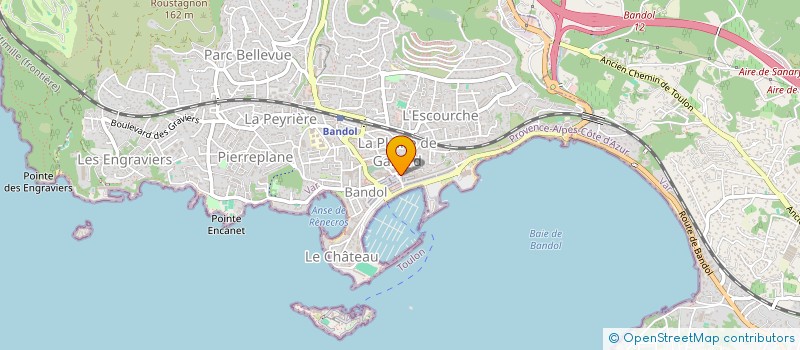 localisation de l'entreprise MONSIEUR LOUIS JOUBERT à BANDOL