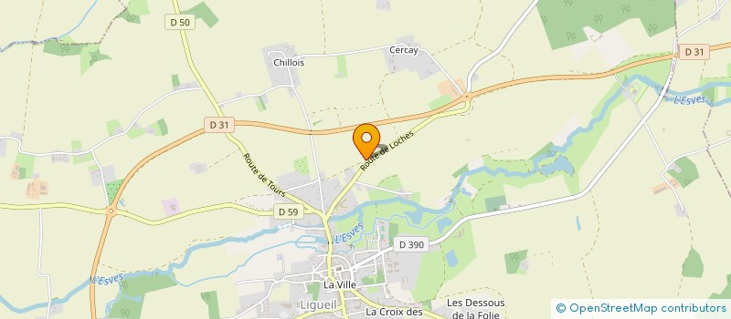 localisation de l'entreprise MONSIEUR LOUIS JOUMIER  LIGUEIL