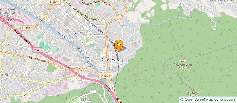 localisation de l'entreprise MONSIEUR LOUIS JOURDAN  CLUSES