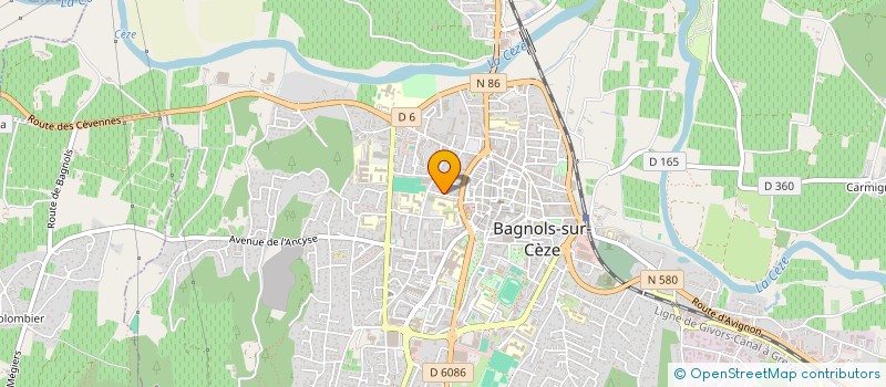 localisation de l'entreprise MONSIEUR LOUIS JOURDAN  BAGNOLS-SUR-CEZE