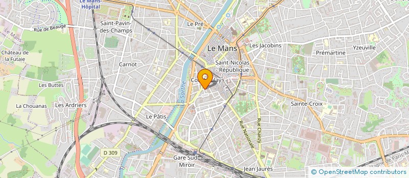 localisation de l'entreprise MONSIEUR LOUIS JOUSSE à LE MANS