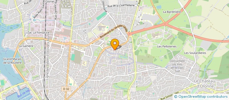 localisation de l'entreprise MONSIEUR LOUIS JOUSSEMET à LES SABLES D'OLONNE