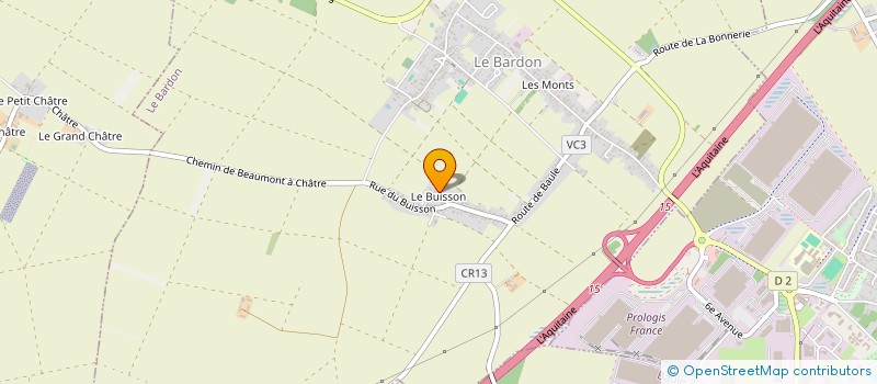 localisation de l'entreprise MONSIEUR LOUIS JULIEN à LE BARDON