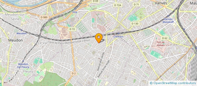 localisation de l'entreprise MONSIEUR LOUIS JUNON à CLAMART