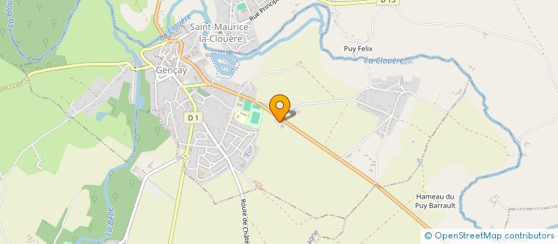 localisation de l'entreprise MONSIEUR LOUIS JUSSEAUME à GENCAY