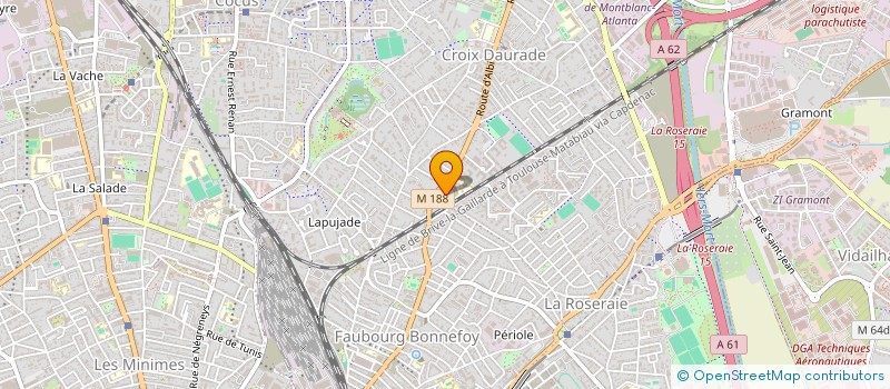 localisation de l'entreprise MONSIEUR LOUIS KAMECKI  TOULOUSE