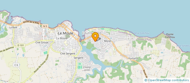 localisation de l'entreprise MONSIEUR LOUIS KANCEL à LE MOULE