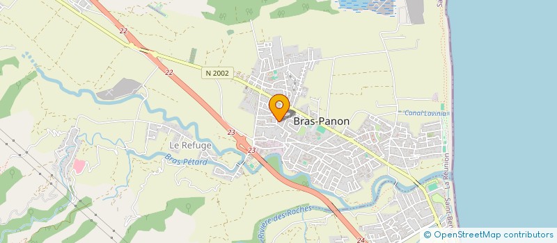 localisation de l'entreprise MONSIEUR LOUIS KELLY à BRAS-PANON