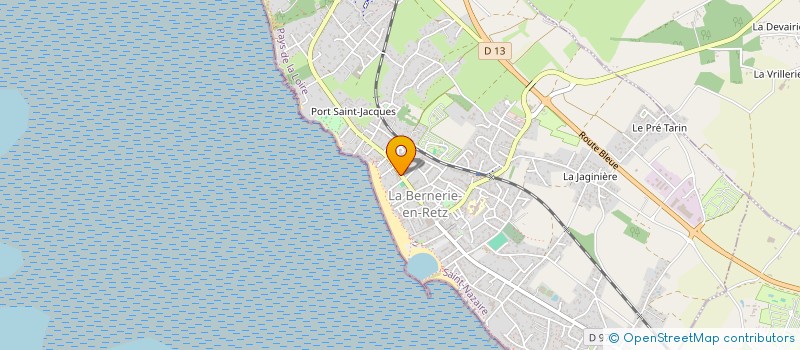 localisation de l'entreprise MONSIEUR LOUIS KERNANEC  LA BERNERIE-EN-RETZ