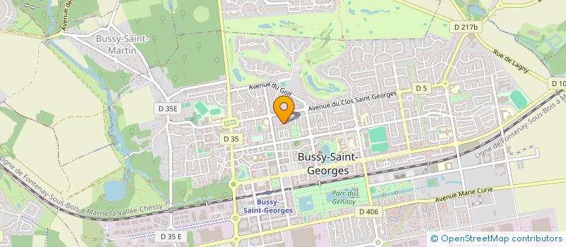 localisation de l'entreprise MONSIEUR LOUIS KIENTZEL  BUSSY-SAINT-GEORGES