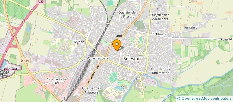 localisation de l'entreprise MONSIEUR LOUIS KREIT à SELESTAT